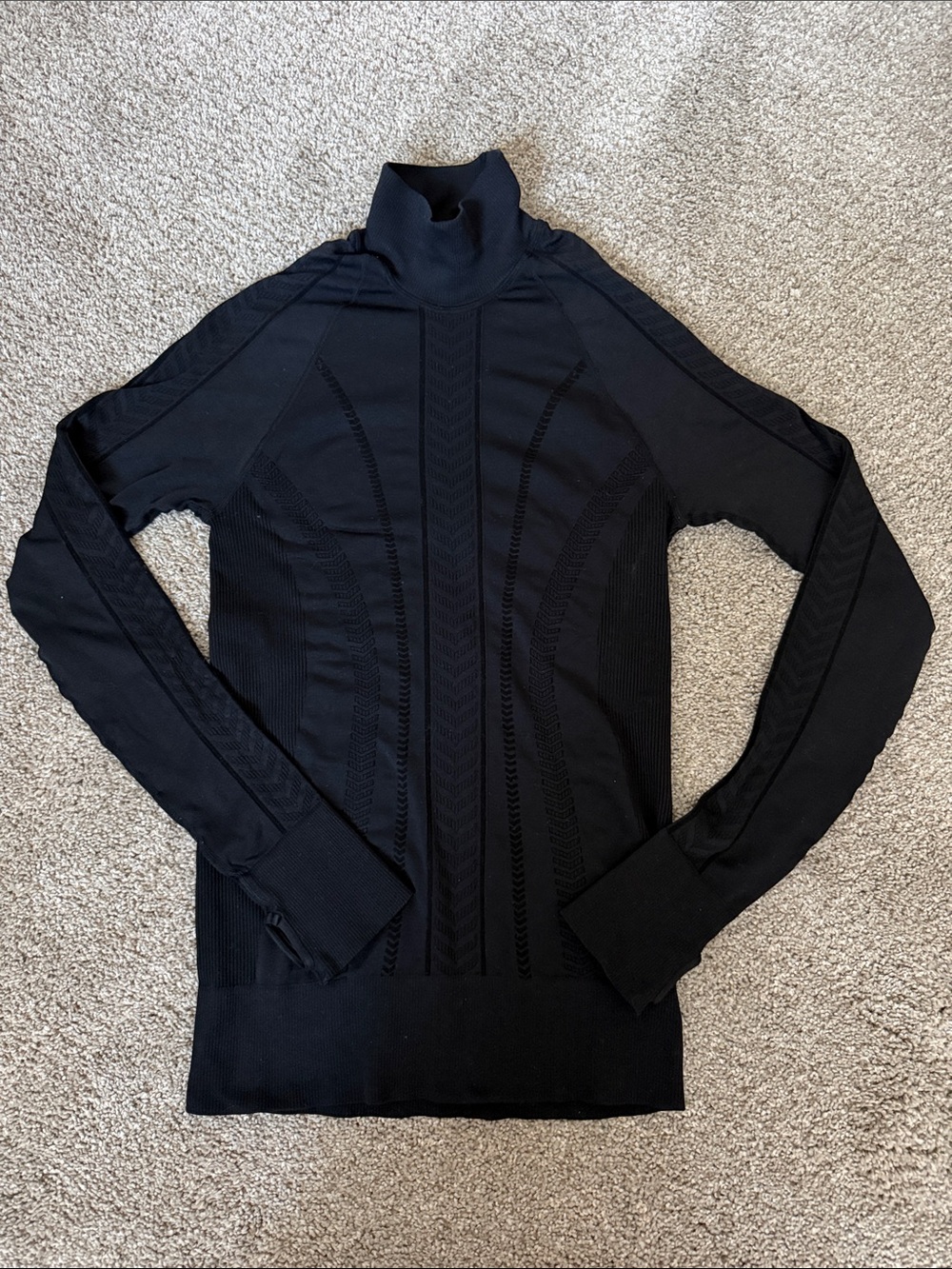 ZELLA | Black Long Sleeve Compression Top SZ Small